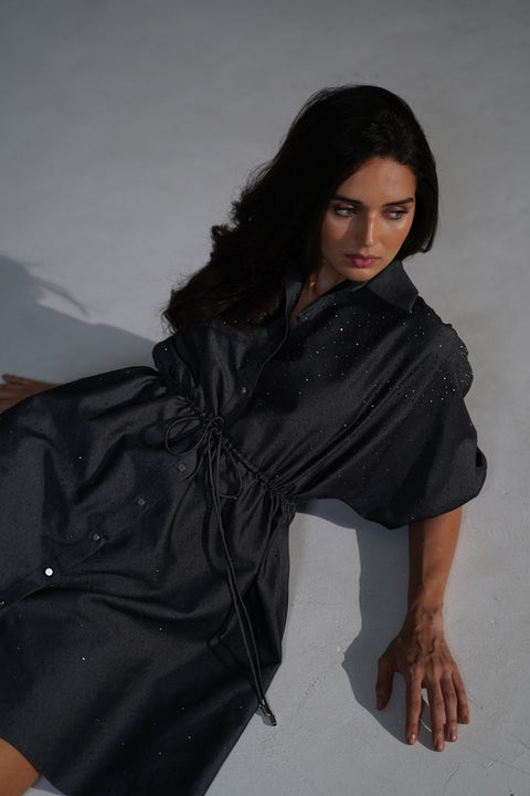 Tilly charcoal dress