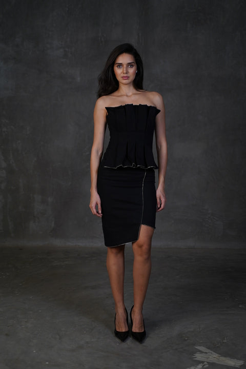 Evelyn Black Corset