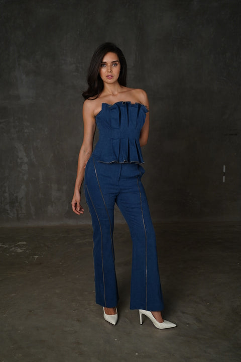 Evelyn Aqua pants