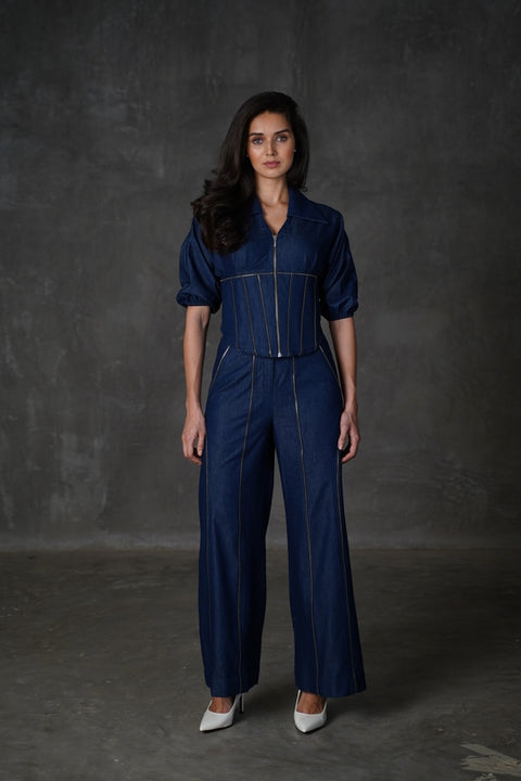 Sienna indigo pants