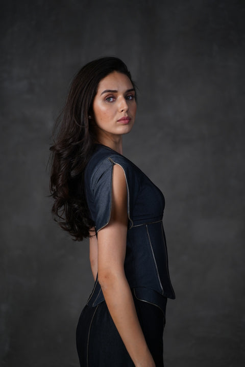 Sienna Charcoal corset