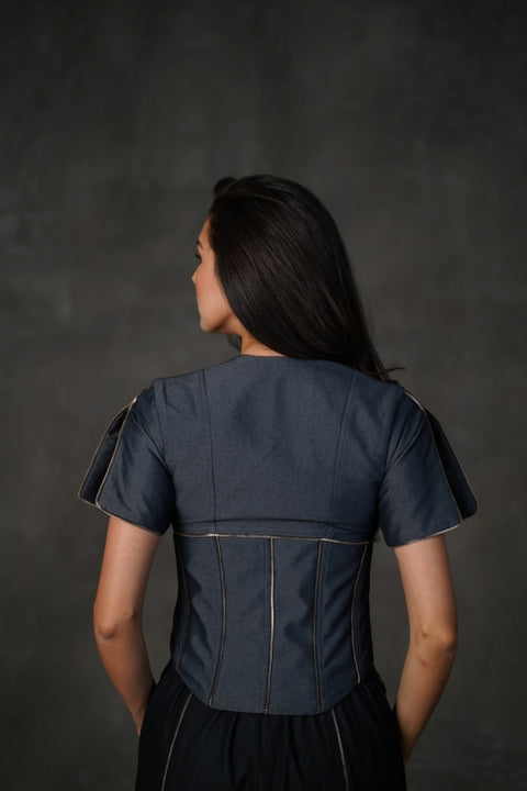 Sienna Charcoal corset