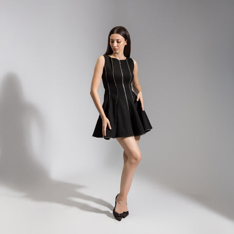 Amara Black Dress