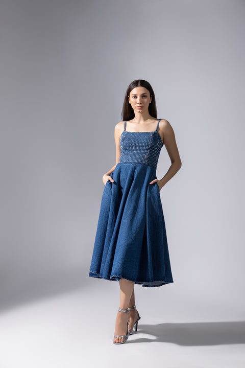 Moira stud dress