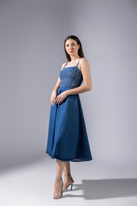 Moira stud dress