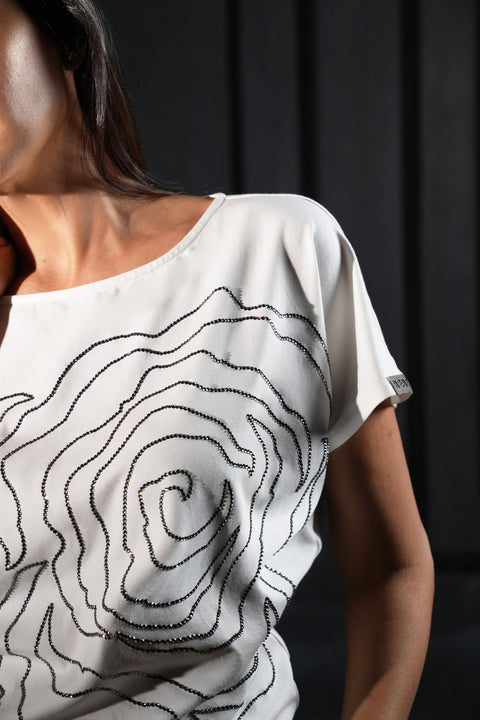 Bloom White tshirt