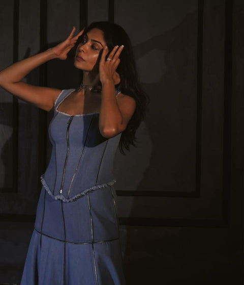 Zuri frost skirt