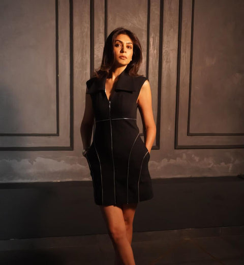 Celina black dress