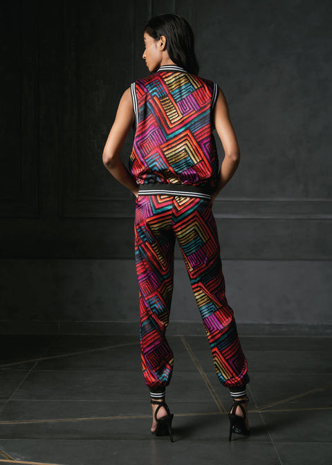 Zing in Pink Printed Joggers