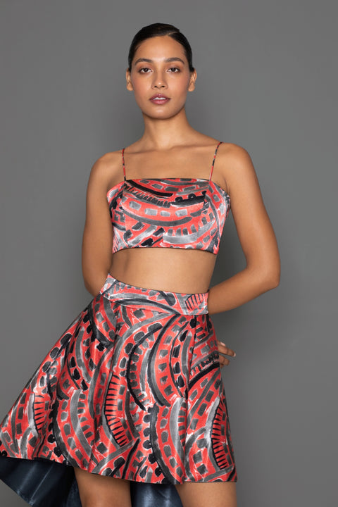 Arch High Low Reversible Skirt