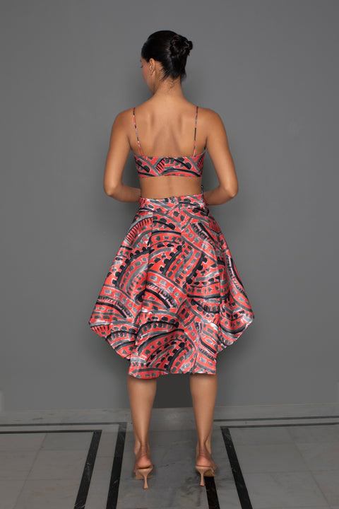 Arch High Low Reversible Skirt