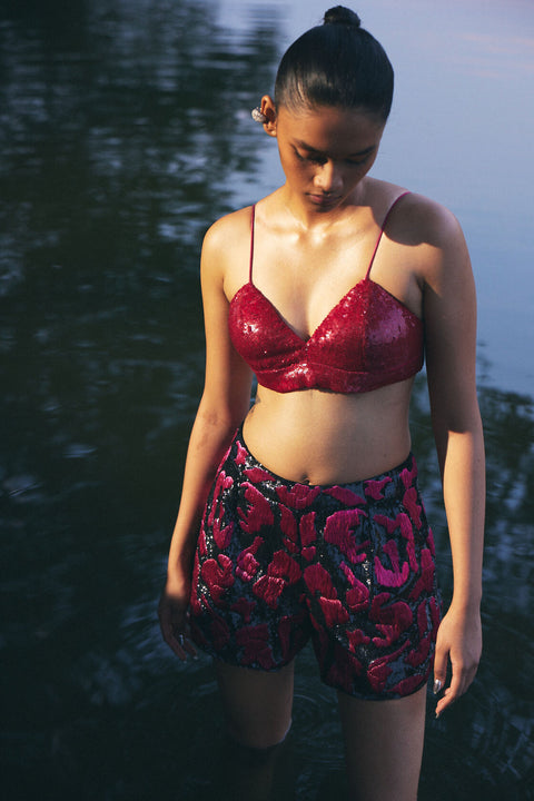 Iris black shorts