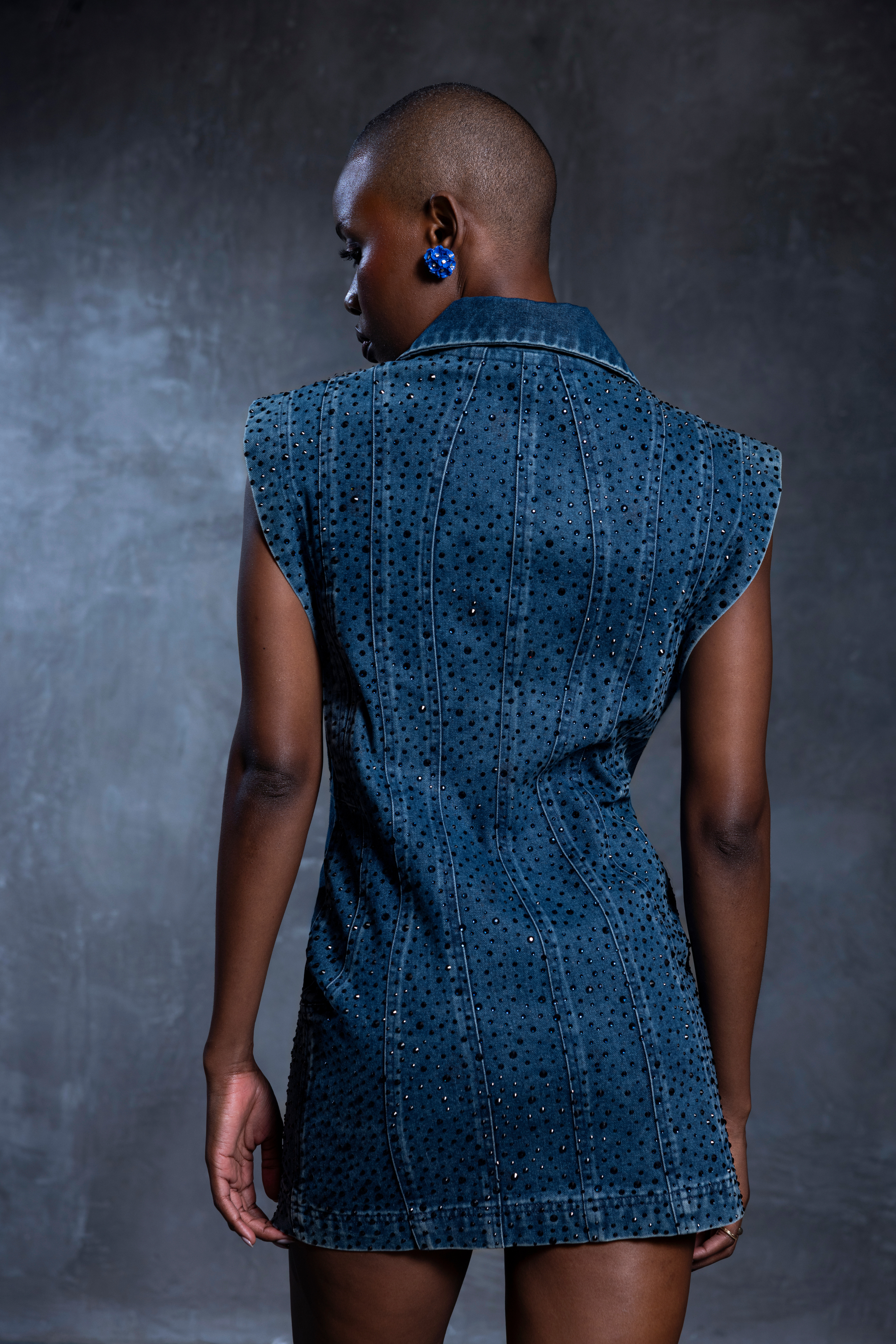Alexis Aqua Embellished Dress