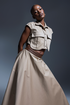 Pasha Beige Skirt