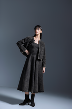 Moira Charcoal Dress