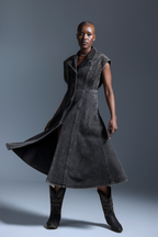 Pheobe Charcoal Studded Trench