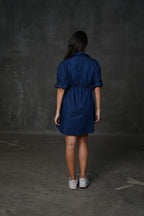 Tilly indigo dress