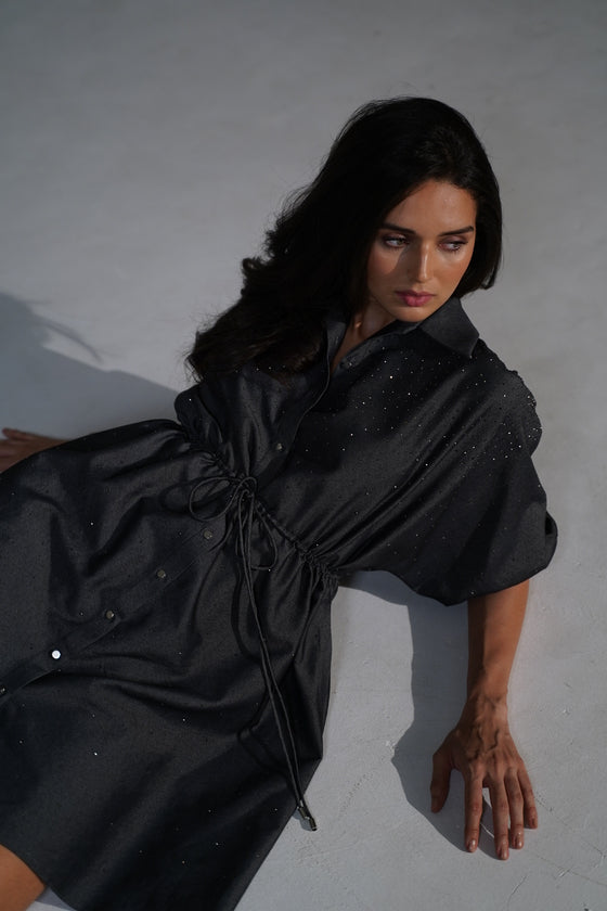 Tilly charcoal dress