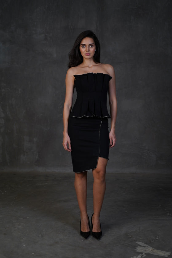Evelyn Black Corset