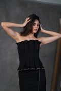 Evelyn Black Corset