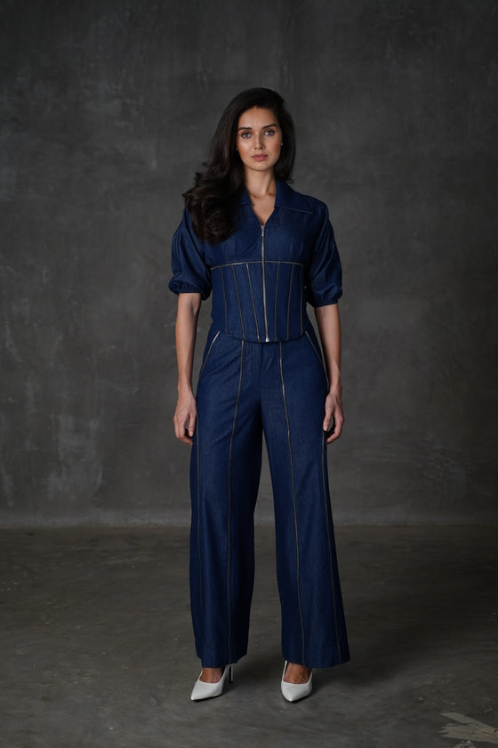 Sienna indigo pants