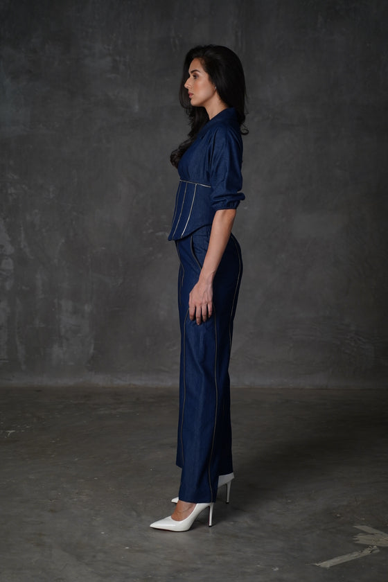 Sienna indigo pants