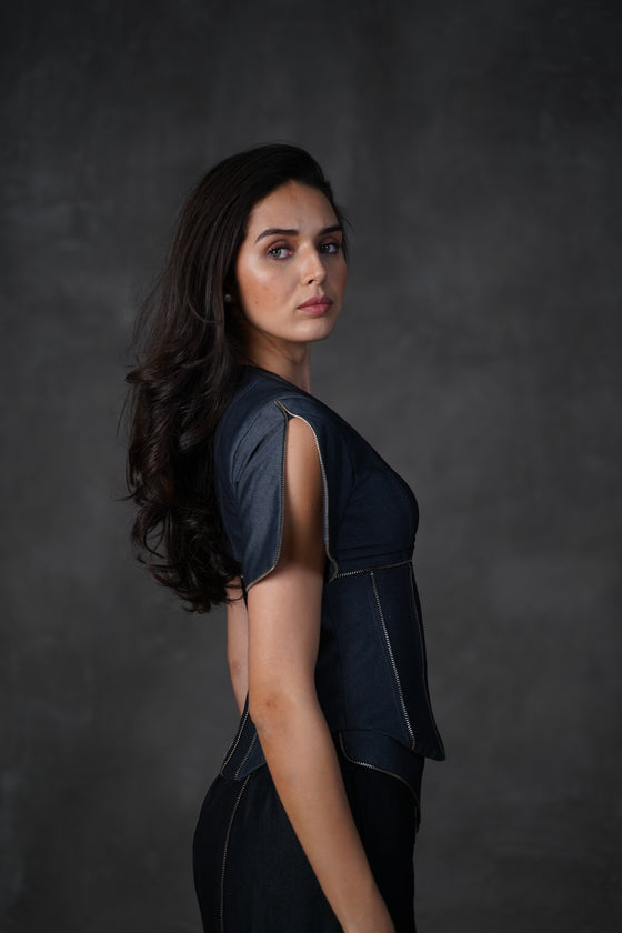Sienna Charcoal corset