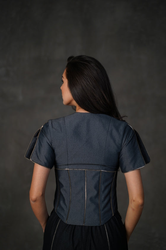 Sienna Charcoal corset