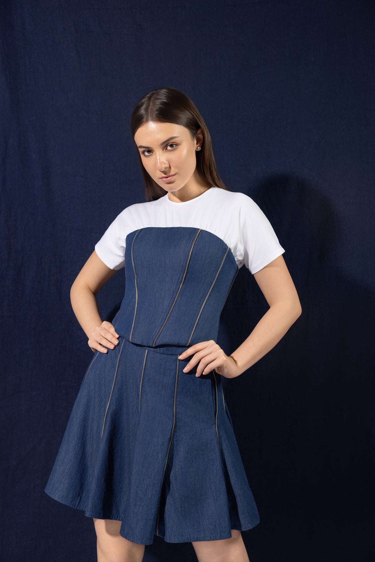 Tessa Indigo Tshirt Corser