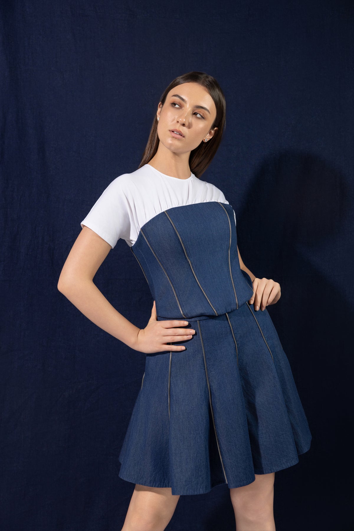 Tessa Indigo Tshirt Corser