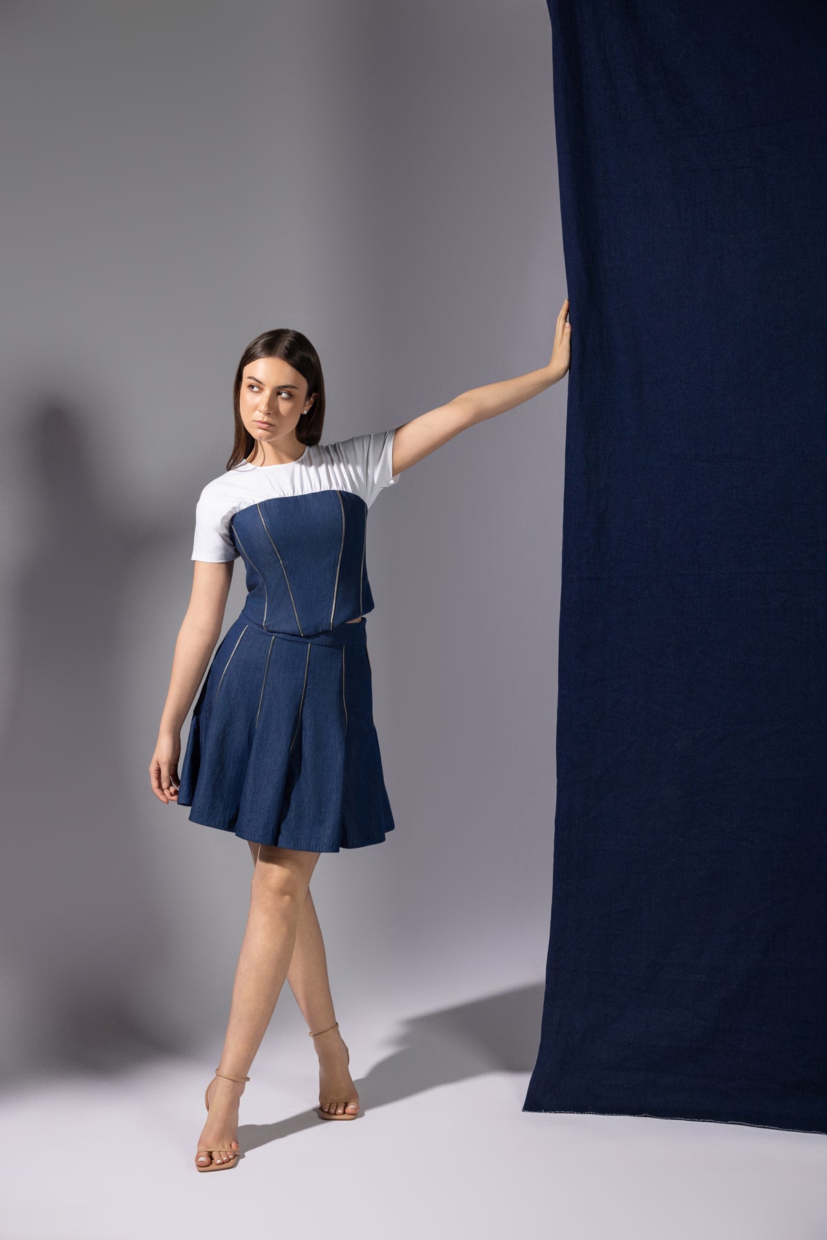 Tessa Indigo Tshirt Corser