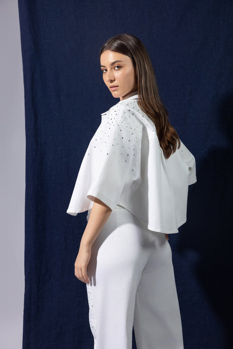 Raya White Cape