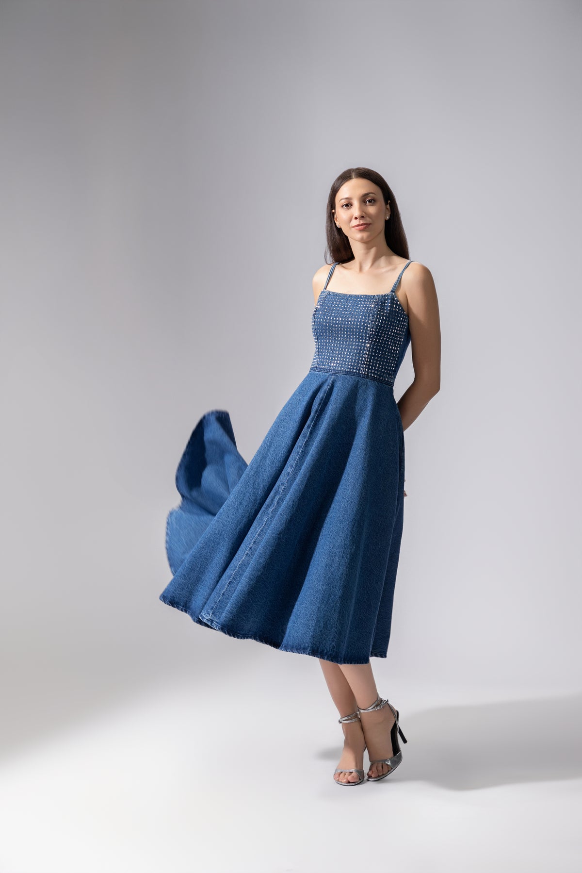 Moira stud dress