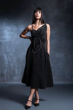 Clove Charcoal Dress