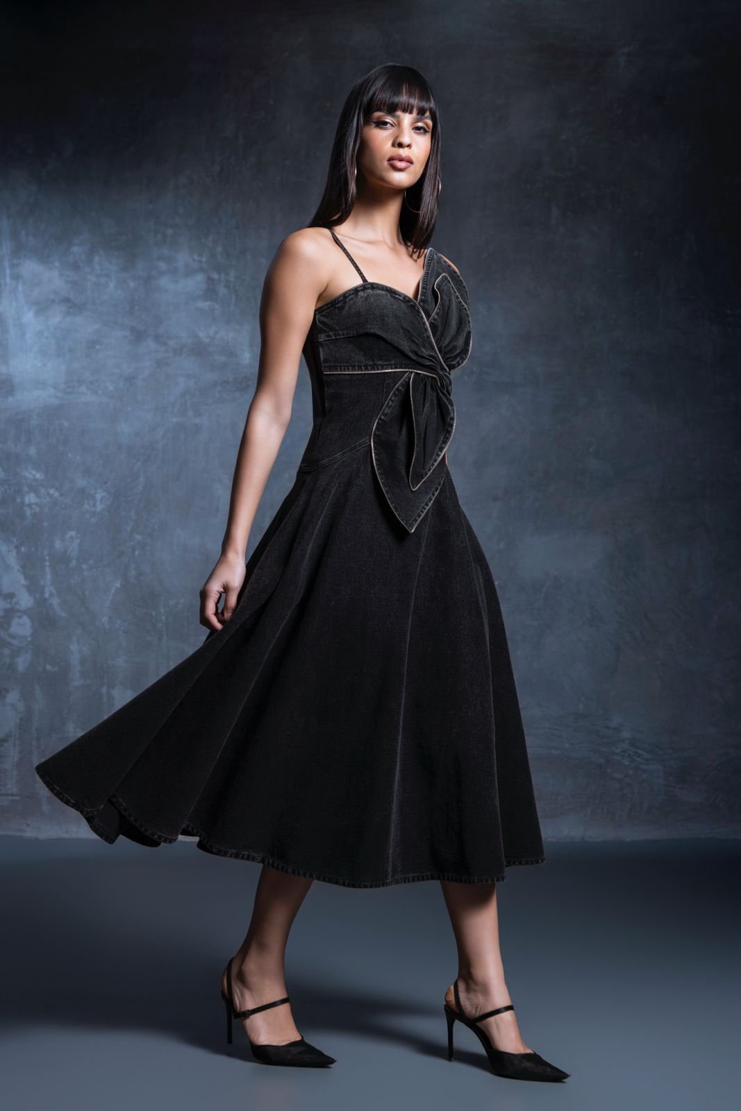 Clove Charcoal Dress