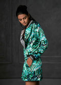 Rush in Green Printed Skorts