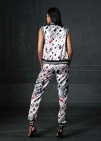 Olio in Blush Pink Printed Joggers