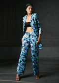 Argyle Printed Long Jacket
