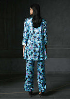Argyle Printed Long Jacket