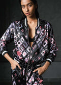 Olio in Black Full Sleeves Reversible Bomber Jacket