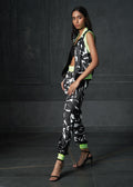 Nocturnal Printed Joggers with Neon Grip