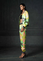 Wabi Sabi in Green Printed Joggers