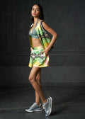 Wabi Sabi in Green Printed Skorts