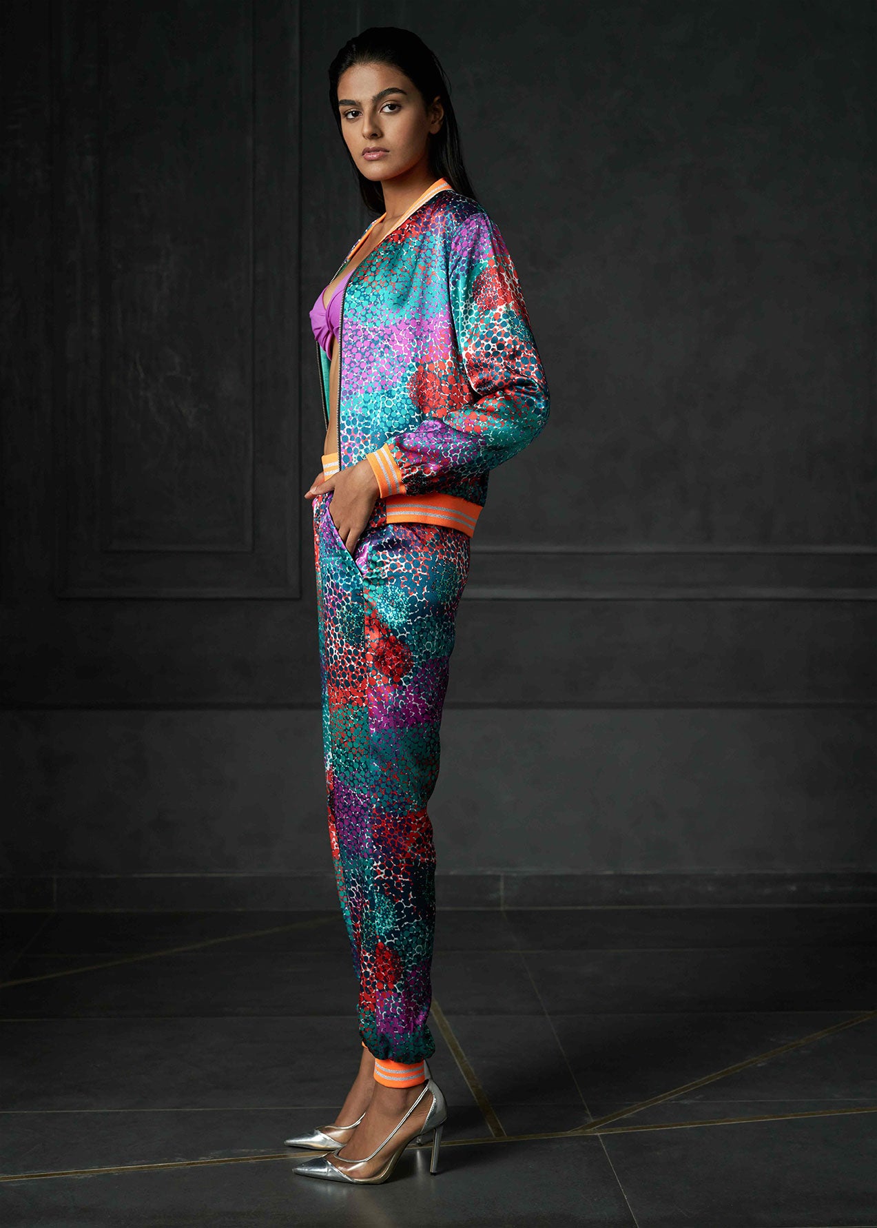 Ripple Printed Joggers