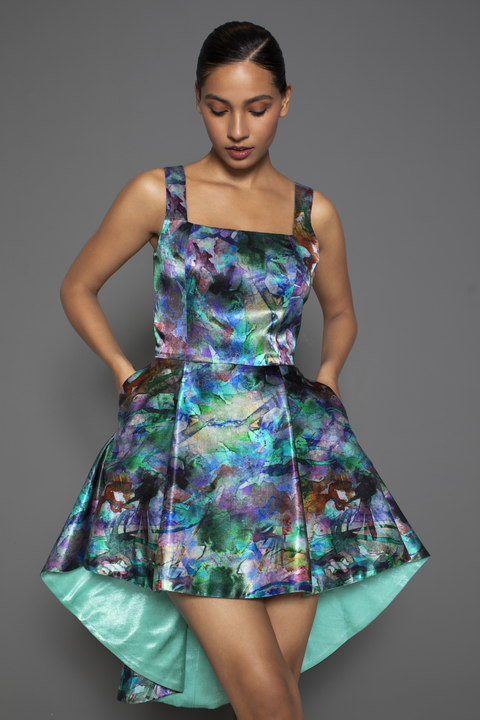 Azura High Low Reversible Dress