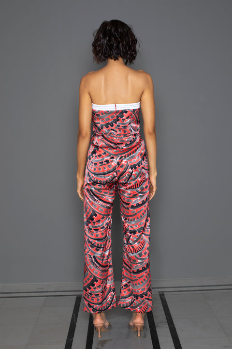Arch Tube Straight Jumpsuit